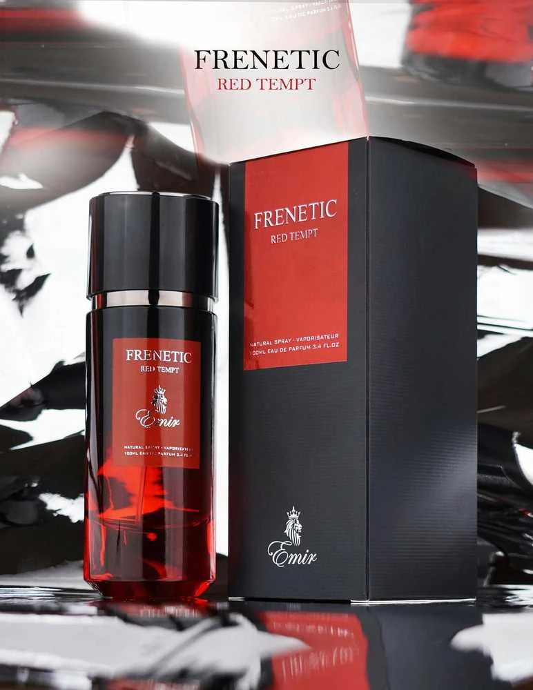 Unisex kvepalai Emir Frenetic Red Tempt Extrait de Parfum, 80 ml