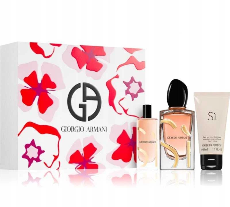 Rinkinys moterims Giorgio Armani Si (EDP, 100 ml + kūno loslonas, 50 ml, EDP, 15 ml)