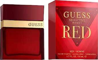 GUESS Seductive Homme Raudona EDT tualetinis vanduo vyrams, 50 ml
