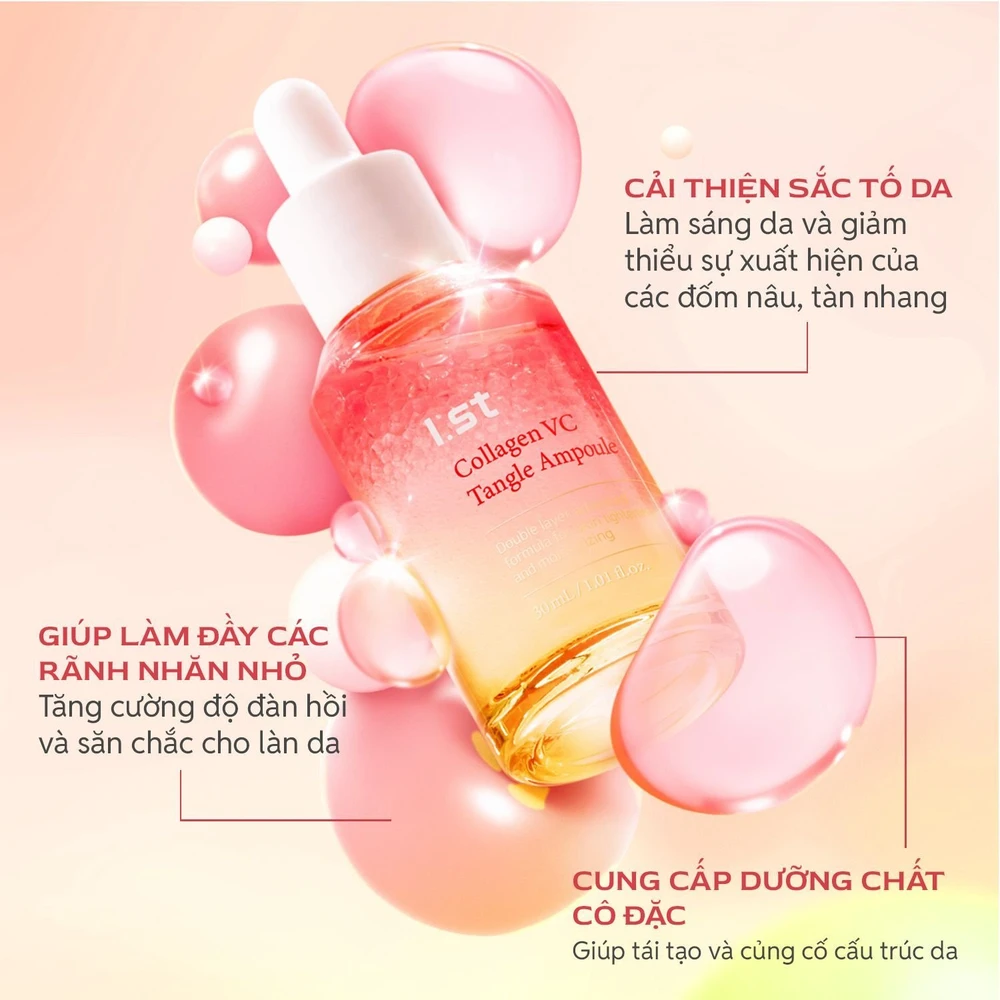 I.ST Collagen VC Tangle Ampulė Anti-Aging Kasdienis veido serumas, 30 ml