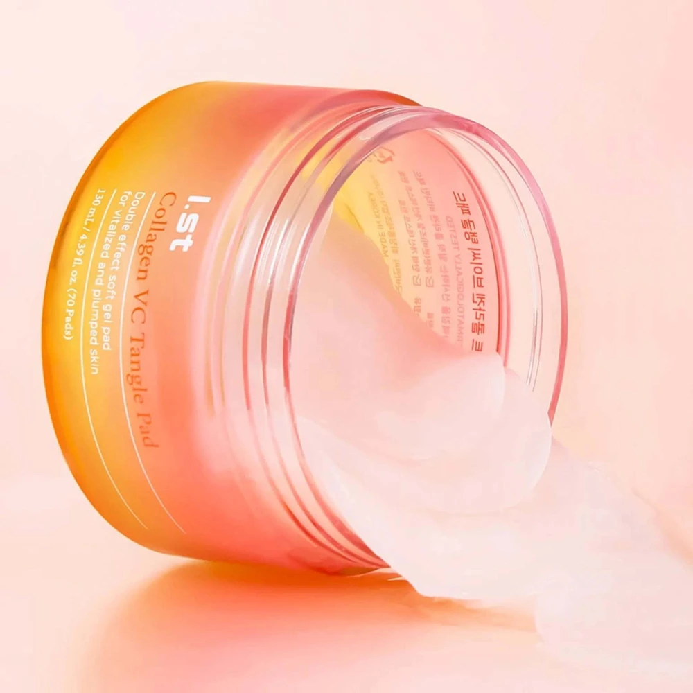 I.ST Collagen VC Tangle Pads Firming & Regenerating Cleansing Pads, 70 vnt.