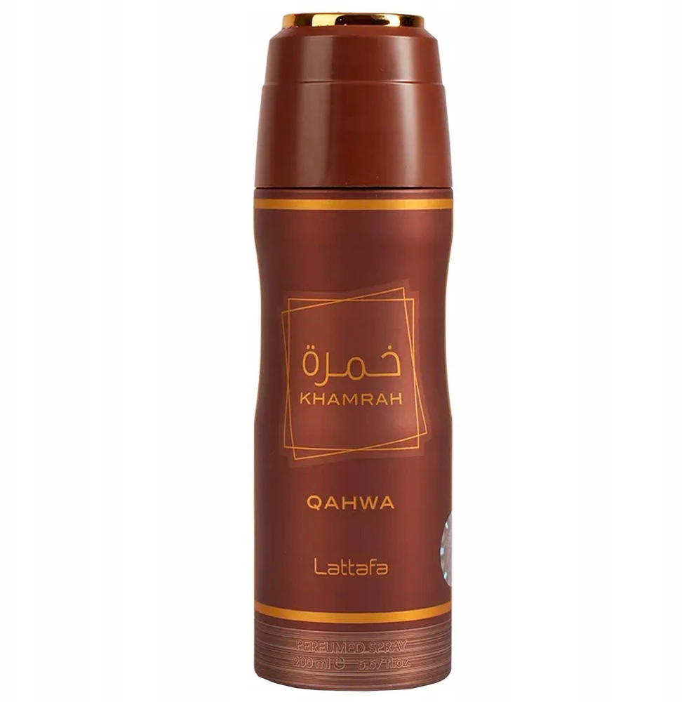 Lattafa Khamrah Qahwa Perfumed Dezodorantas Purškiklis parfumuotas dezodorantas, 200 ml