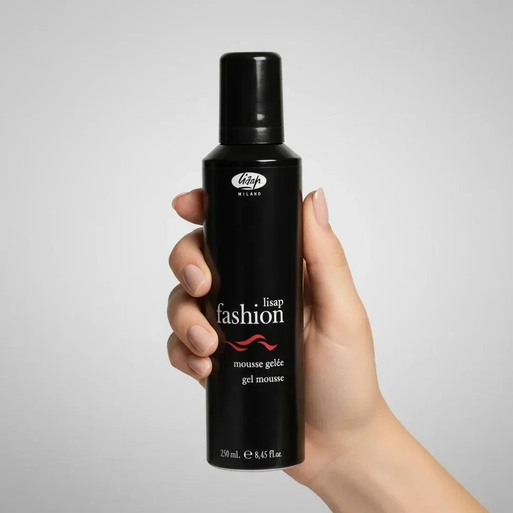 Alkotest Lisap Fashion Gel Mousse modeliavimo gelio putos plaukams 250ml