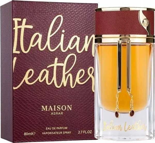 Maison Asrar Italian Leather EDP parfumuotas vanduo vyrams, 80 ml