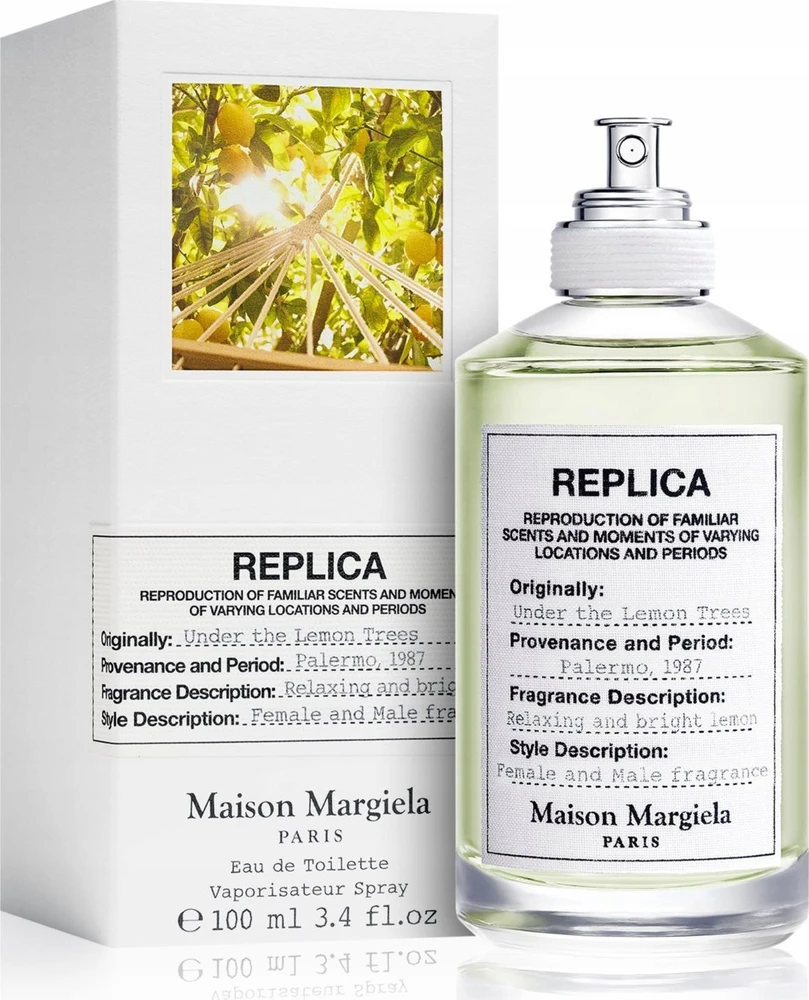 Maison Margiela Replica Under The Lemon Trees EDT tualetinis vanduo Unisex, 100 ml