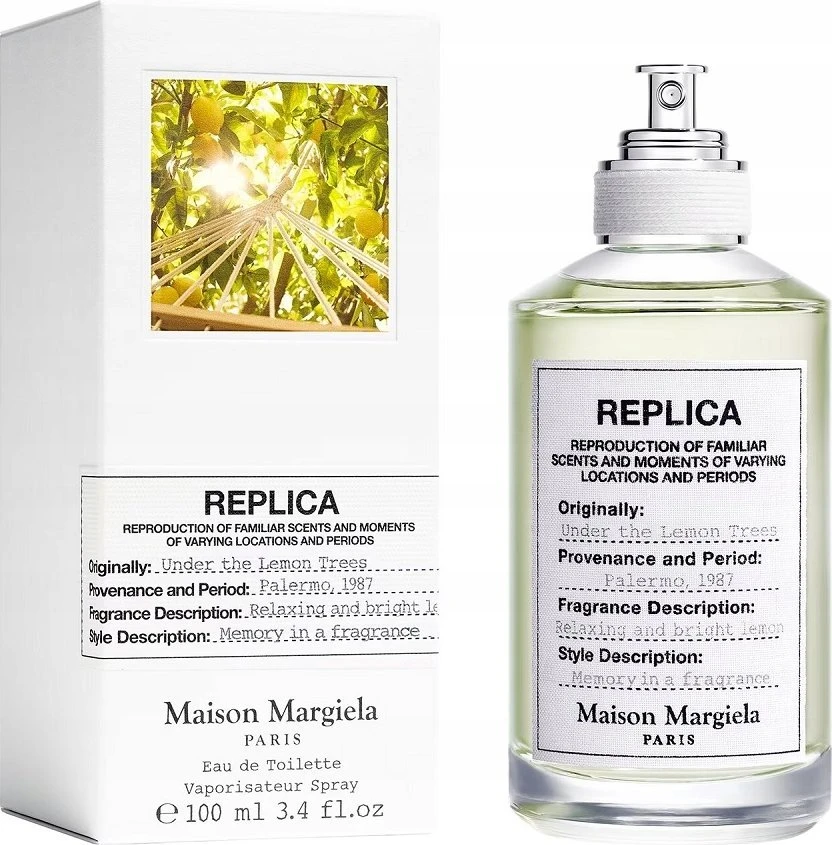 Maison Margiela Replica Under The Lemon Trees EDT tualetinis vanduo Unisex, 100 ml