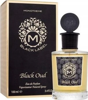 Monotheme Juodas Label Juodas Oud EDP parfumuotas vanduo unisex, 100 ml