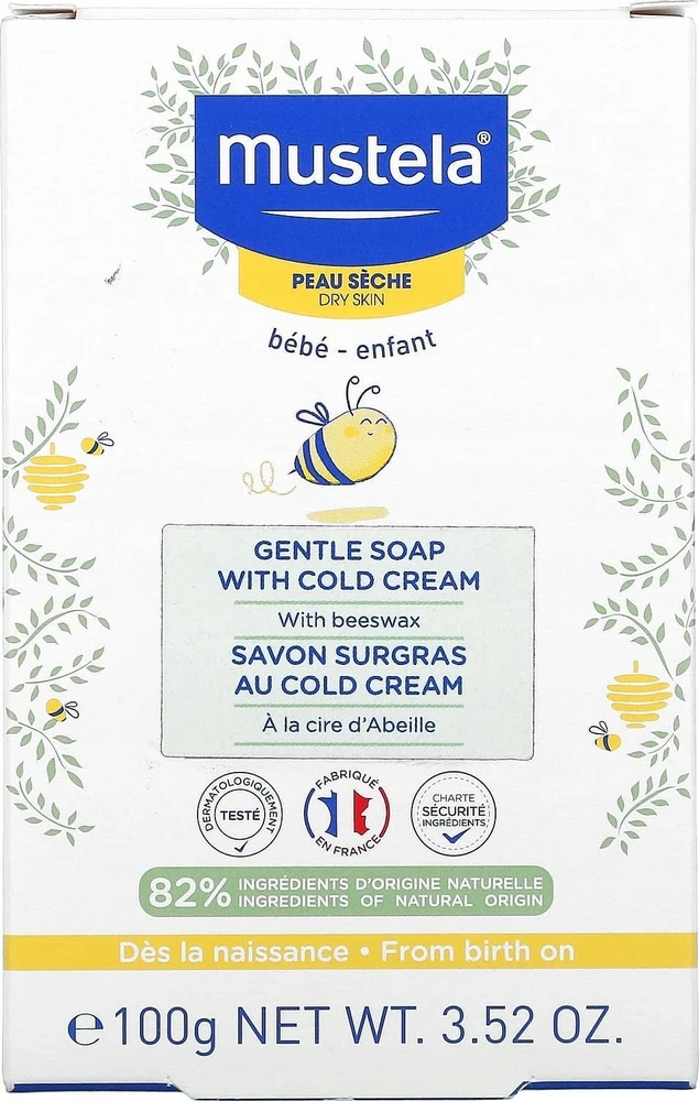 "Mustela" švelnus vonios muilas 100g