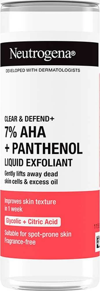 Neutrogena Clear & Defend+ Liquid Exfoliant Peeling unisex, 125 ml