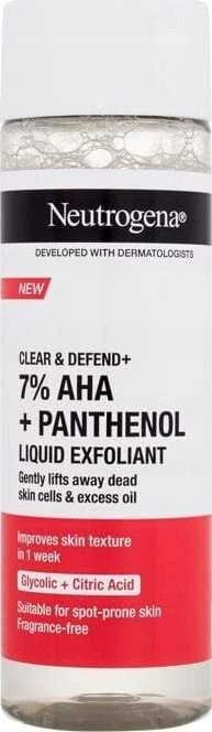 Neutrogena Clear & Defend+ Liquid Exfoliant Peeling unisex, 125 ml