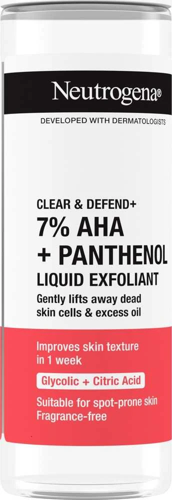 Neutrogena Clear & Defend+ Liquid Exfoliant Peeling unisex, 125 ml