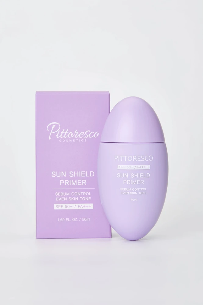 Pittoresco Sun Shield Liquid Primer Maskuoklis, 50 ml