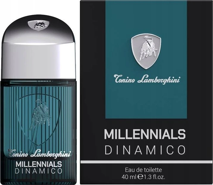 Tonino Lamborghini Millennials Dinamico EDT tualetinis vanduo vyrams, 40 ml
