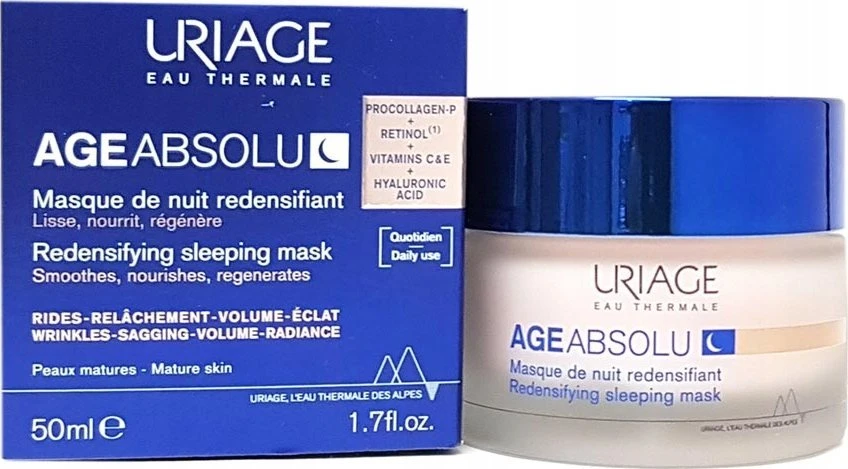 Uriage Age Absolu veido kaukė, 50 ml