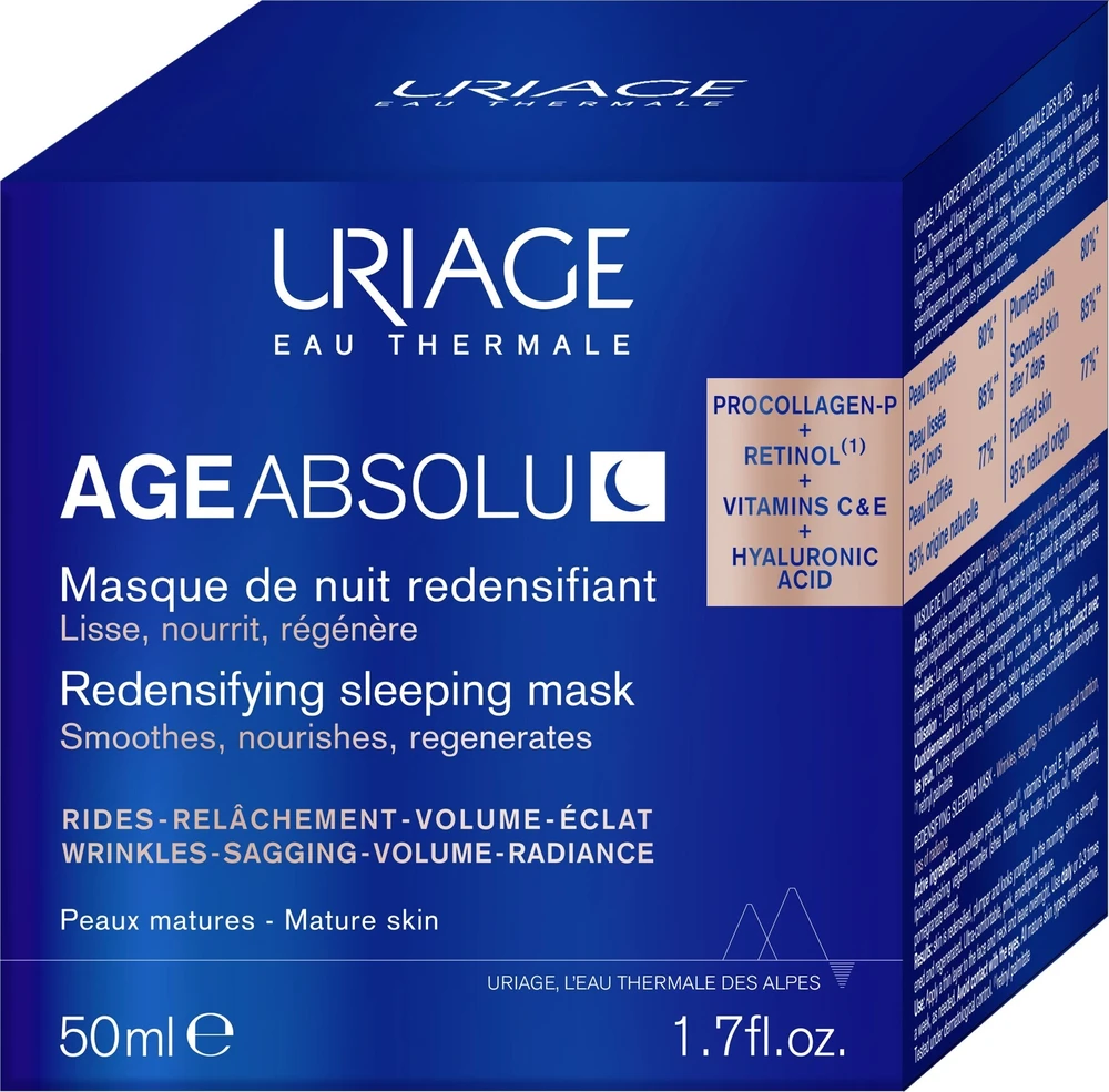 Uriage Age Absolu veido kaukė, 50 ml