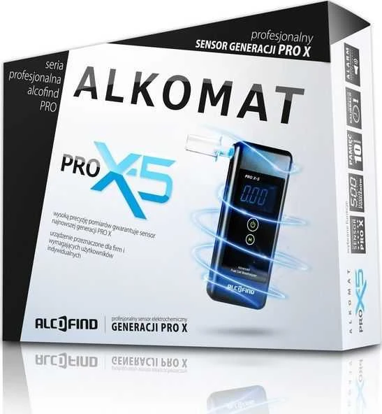 Alkotesteris Alcofind Promiler PRO X-5
