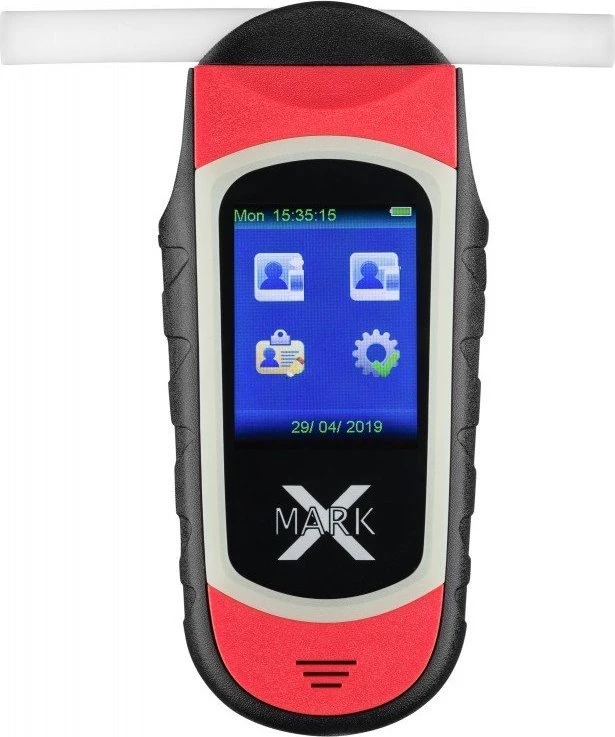 Alkotesteris Alcovisor Alkotesteris ALCOVISOR MARK X PLUS SU SPAUSDINTUVU, raudonas