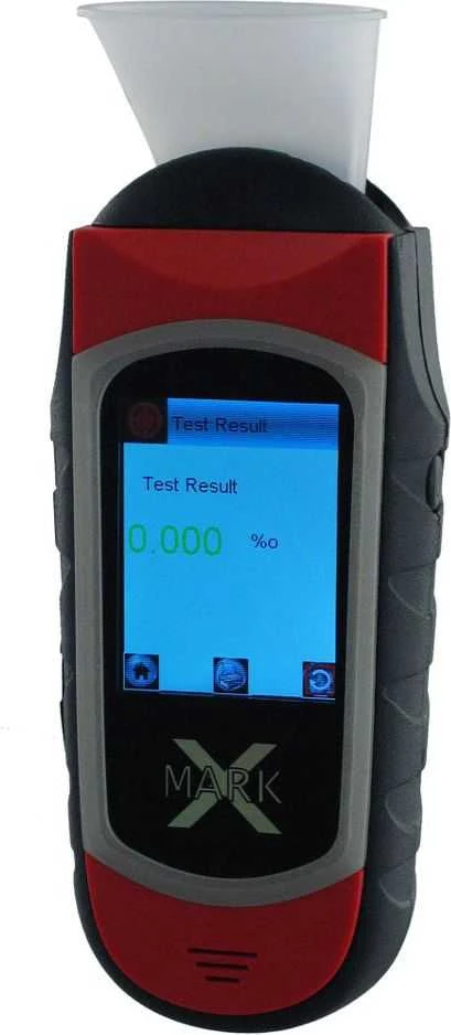 Alkotesteris AlcoVisor Mark X+ raudona
