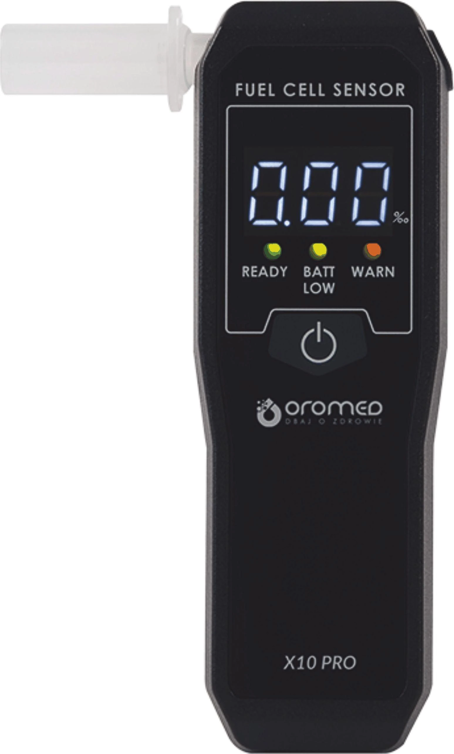 Oromed X10 Pro alkotesteris su ekranu