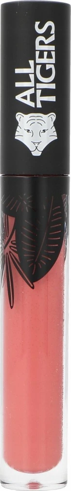 All Tigers Natural & Vegan Natural Matte Lūpų blizgis 682 Dare To Stand, 8 ml