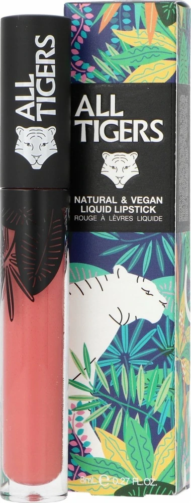 All Tigers Natural & Vegan Natural Matte Lūpų blizgis 682 Dare To Stand, 8 ml