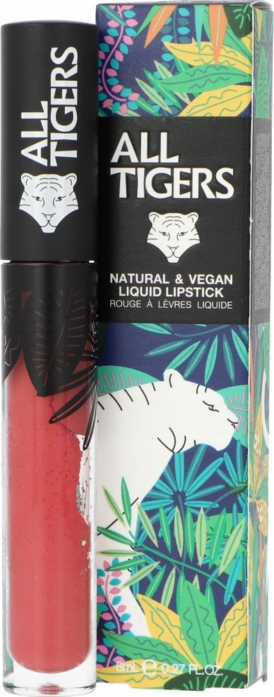 All Tigers Natural & Vegan Natural Matte Lūpų blizgis 683 Make Your Mark, 8 ml
