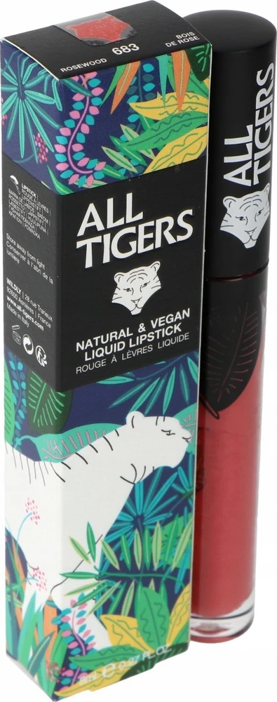 All Tigers Natural & Vegan Natural Matte Lūpų blizgis 683 Make Your Mark, 8 ml