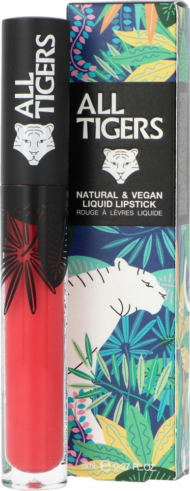 All Tigers Natural & Vegan Natural Matte Lūpų blizgis 784 Lead The Game, 8 ml