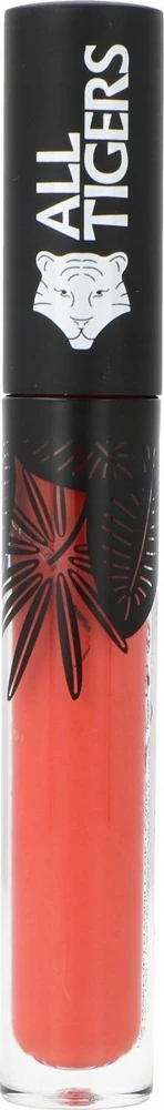 All Tigers Natural & Vegan Natural Matte Lūpų blizgis 785 Hear Me Roar, 8 ml