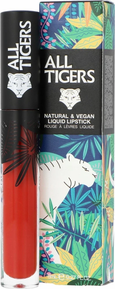 „All Tigers“ natūralūs ir veganiški matiniai lūpų dažai „886 Shake The Ground“, 8 ml