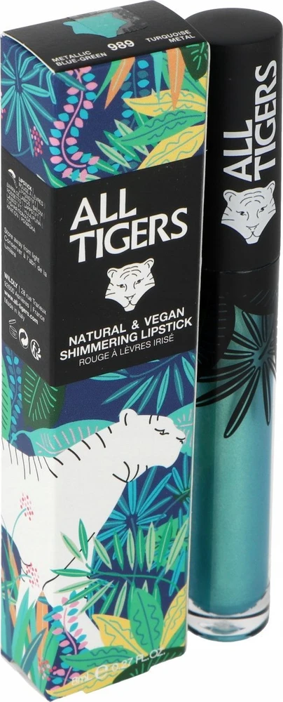 „All Tigers“ natūralūs ir veganiški matiniai lūpų dažai „989 Steal The Show“, 8 ml