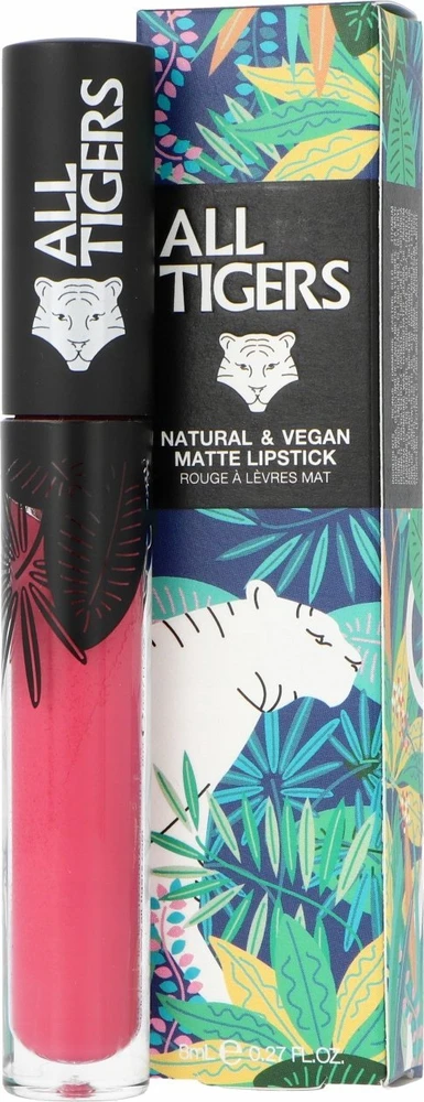 All Tigers Natural & Vegan Natural Matte Lūpų blizgis 793 Run The World, 8 ml