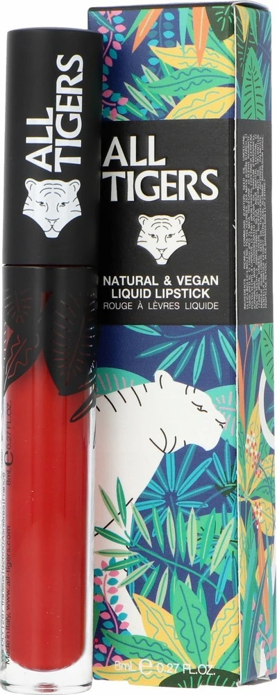 All Tigers Natural & Vegan Natural Matte Lūpų blizgis 887 Live Fearless, 8 ml