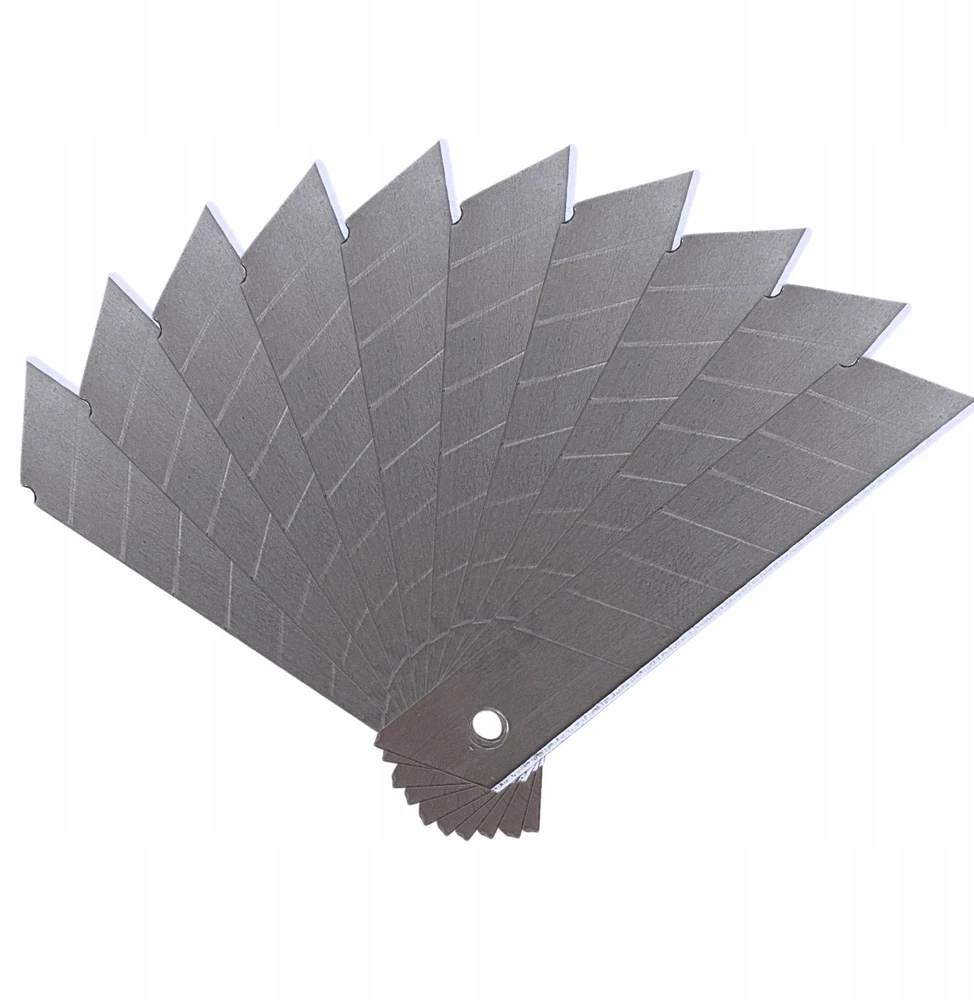ALLBE TAPETINIŲ PEILIŲ GELEŽTĖS 18×0,33mm, 10vnt. LAUŽOMOS