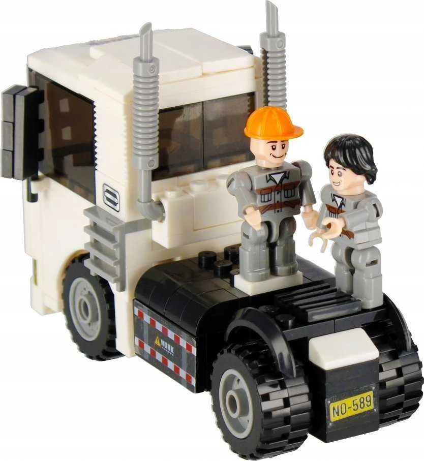 ALLEBLOX Kaladėlės KONSTR CITY 211EL 34X27X6 TIR P