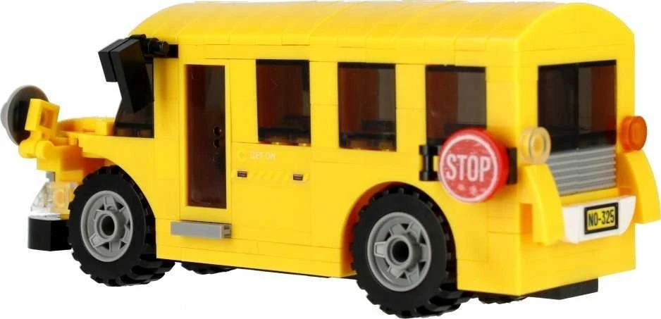 ALLEBLOX Kaladėlės KONSTR CITY 242EL 34X27X6 BUS P