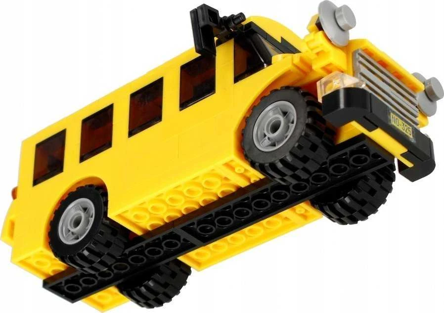 ALLEBLOX Kaladėlės KONSTR CITY 242EL 34X27X6 BUS P