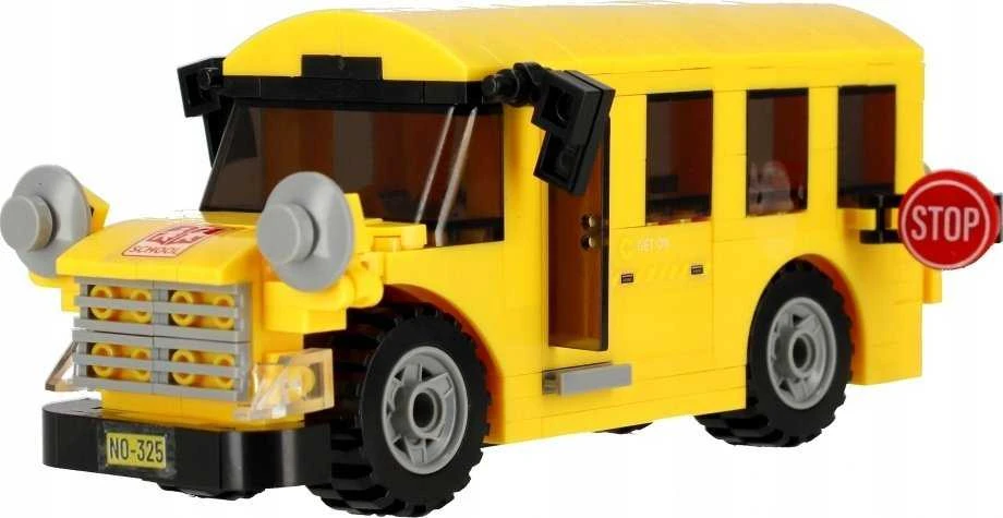 ALLEBLOX Kaladėlės KONSTR CITY 242EL 34X27X6 BUS P