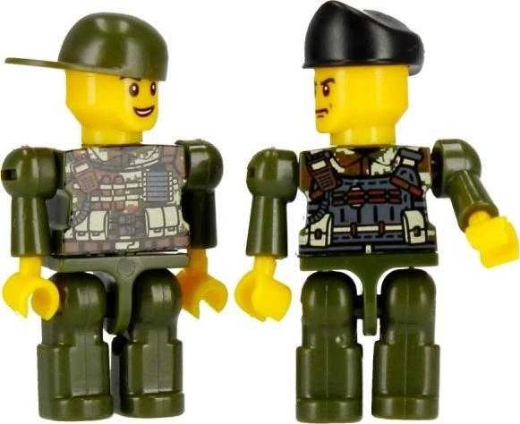 ALLEBLOX Klocki Militaria 3w1 Važiuoklė Wojskowy 180 dalys (AB3031)