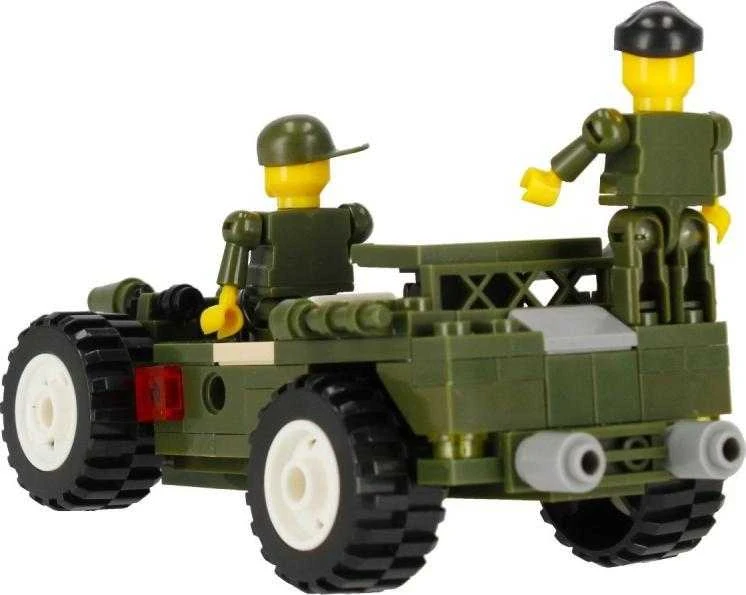 ALLEBLOX Klocki Militaria 3w1 Važiuoklė Wojskowy 180 dalys (AB3031)