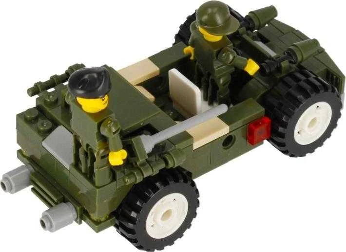 ALLEBLOX Klocki Militaria 3w1 Važiuoklė Wojskowy 180 dalys (AB3031)