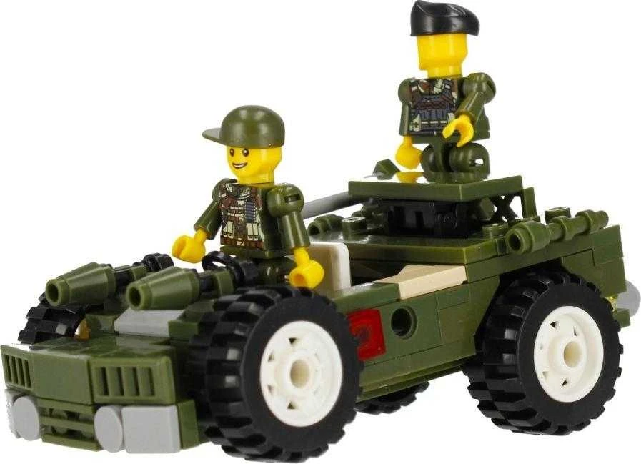 ALLEBLOX Klocki Militaria 3w1 Važiuoklė Wojskowy 180 dalys (AB3031)