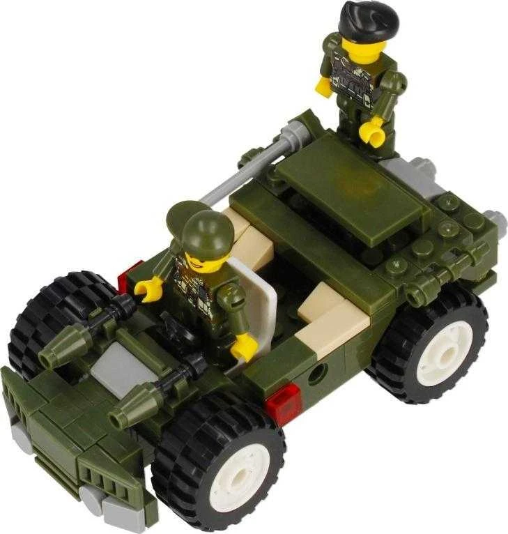 ALLEBLOX Klocki Militaria 3w1 Važiuoklė Wojskowy 180 dalys (AB3031)