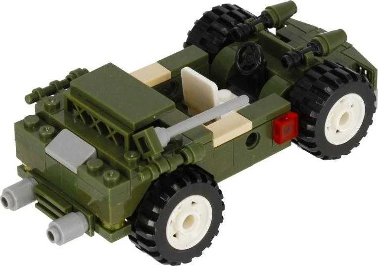 ALLEBLOX Klocki Militaria 3w1 Važiuoklė Wojskowy 180 dalys (AB3031)