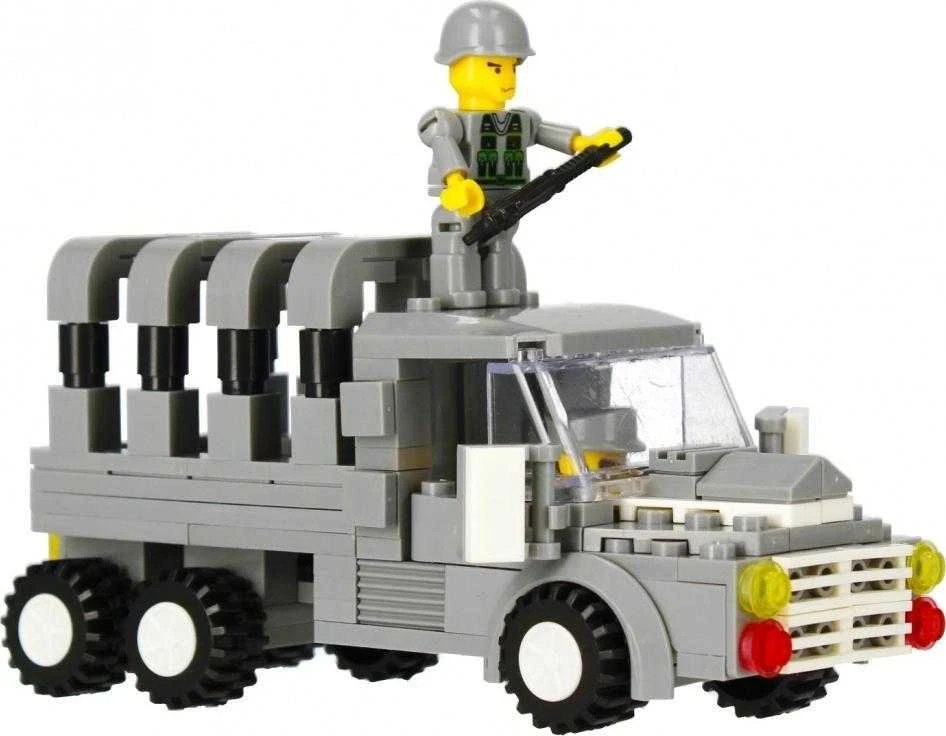 ALLEBLOX kariniai blokai, kovinė transporto priemonė, 169 vnt. (AB3021)