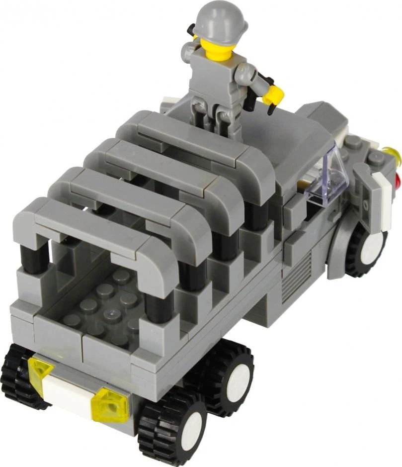 ALLEBLOX kariniai blokai, kovinė transporto priemonė, 169 vnt. (AB3021)