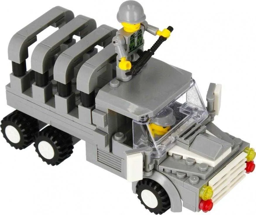 ALLEBLOX kariniai blokai, kovinė transporto priemonė, 169 vnt. (AB3021)