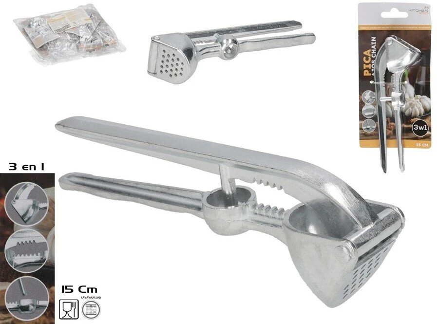 Česnako spaustuvas 6 x 15 x 3,5 cm, KITCHEN&GO