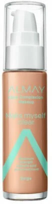 „Almay Clear Complexion“ salicilo rūgšties skystasis makiažo pagrindas 700, šiltas, 30 ml