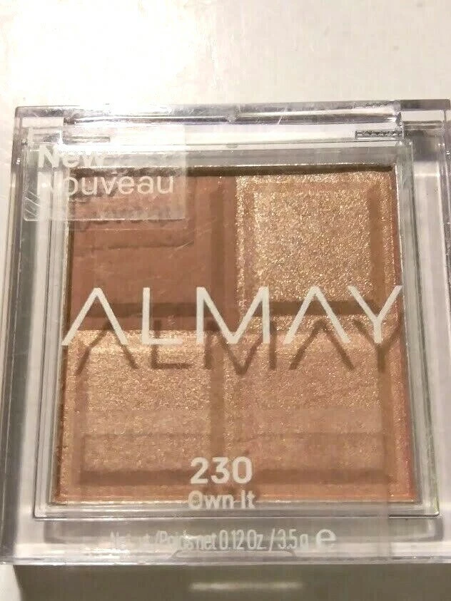 „Almay Shadow Quad“ akių šešėlių paletė „230 Own It“ 4 atspalviai, 3,5 g